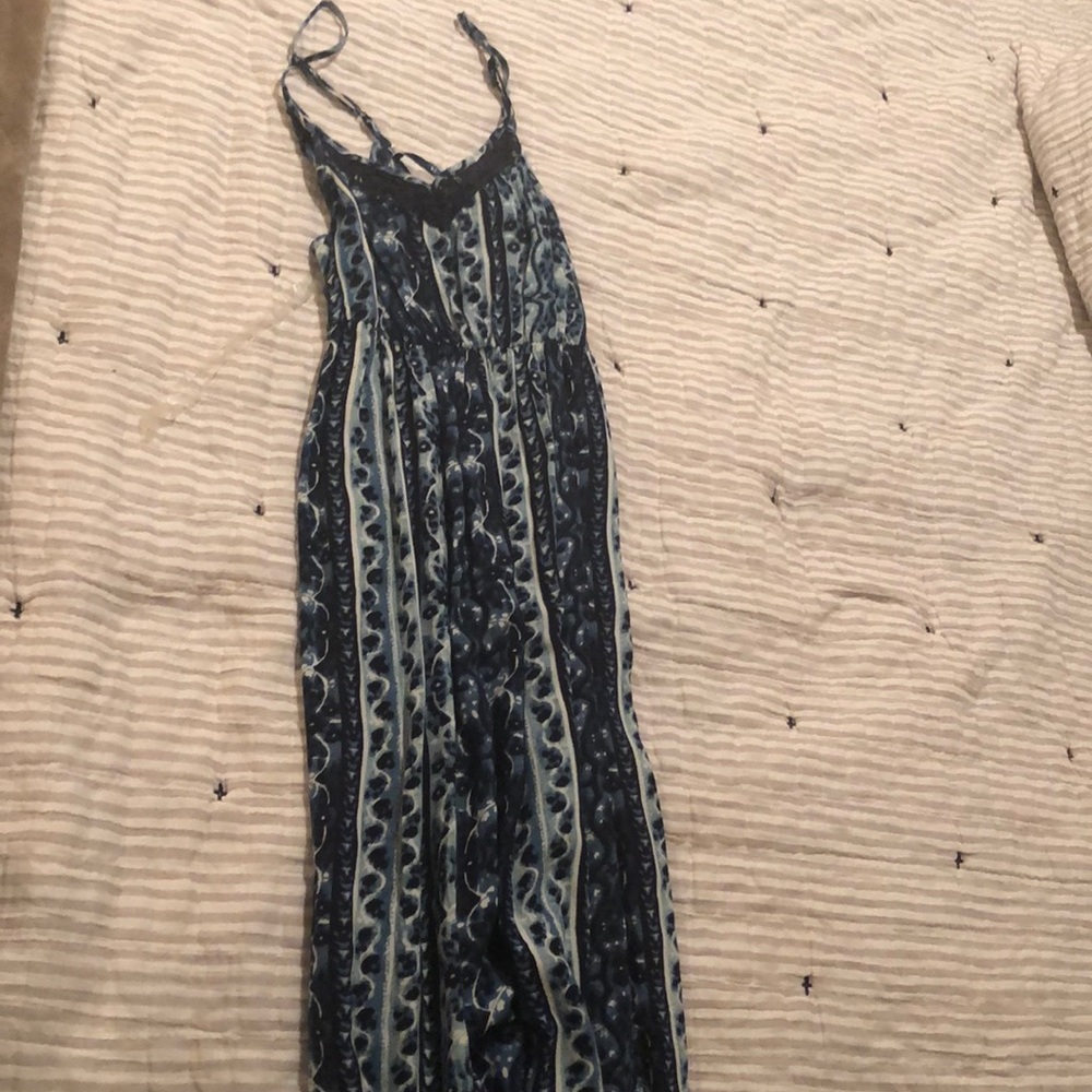 Multi blue maxi dress